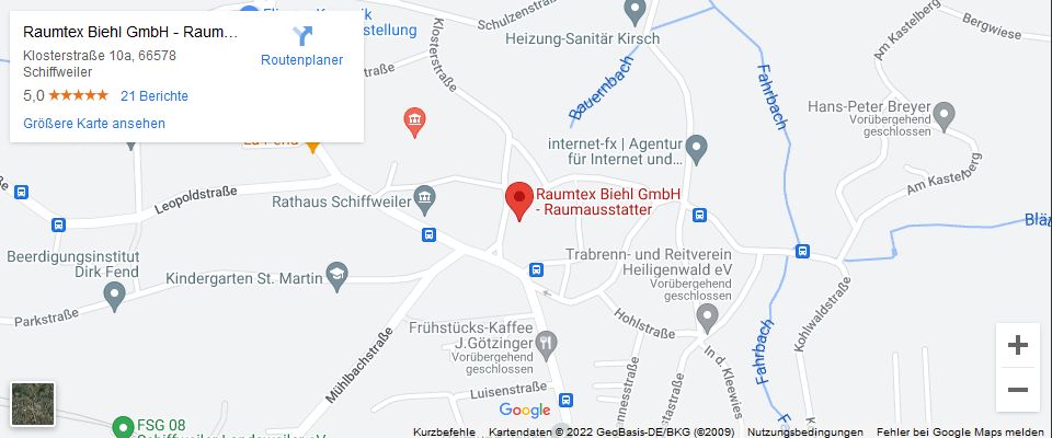 Karte - Raumtex Biehl GmbH